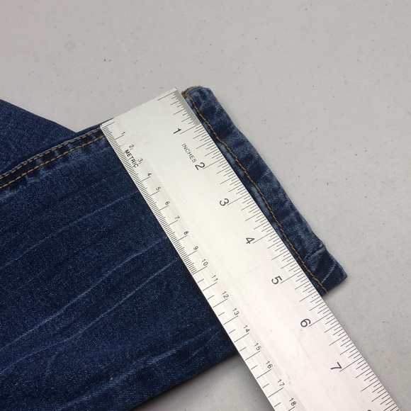 MENS TRUE INDIGO SLIM STRAIGHT JEANS 30x31 ⭐️ - Picture 11 of 12